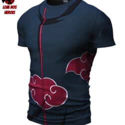 Camisa / Camiseta Hash Guard Akatsuki Sasuke Uchiha Naruto Shippuden