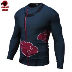 Camisa / Camiseta Hash Guard Akatsuki Itachi Uchiha Naruto Shippuden Manga