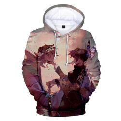 Blusa Jaqueta 3D Full Shinobu Hashira Anime Demon Slayer Top