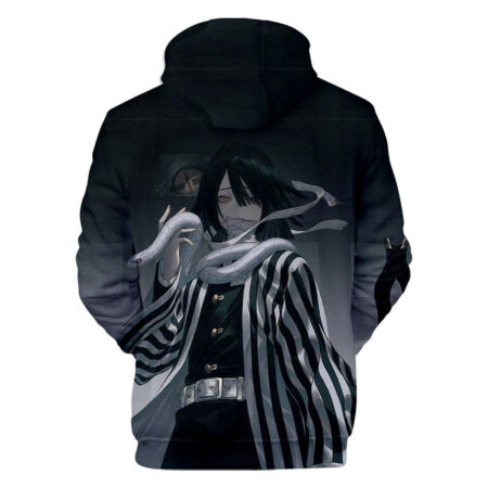 Blusa Jaqueta 3D Full Obanai Iguro Hashira Anime Demon Slayer Top - Imagem 2