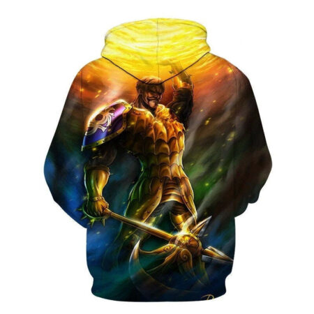 Blusa Jaqueta 3D Full Escanor Pecado Do Orgulho Nanatsu No Taizai Anime Top - Imagem 2