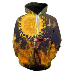 Blusa Jaqueta 3D Full Escanor Cruel Sun Nanatsu No Taizai Anime Top