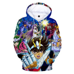 Blusa Jaqueta 3D Full Seiya e Cavaleiros Anime Cavaleiros Do Zodíaco Top
