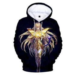 Blusa Jaqueta 3D Full Shaka De Virgem Anime Cavaleiros Do Zodíaco Top