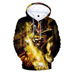 Blusa Jaqueta 3D Full Seiya Armadura De Ouro Anime Cavaleiros Do Zodíaco Top