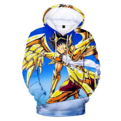 Blusa Jaqueta 3D Full Seiya De Sagitário Anime Cavaleiros Do Zodíaco Top
