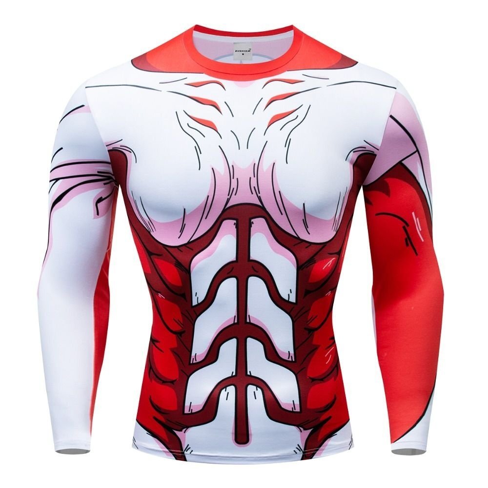 Camisa / Camiseta Hash Guard Attack On Titan - Manga Longa Compressão - Imagem 2