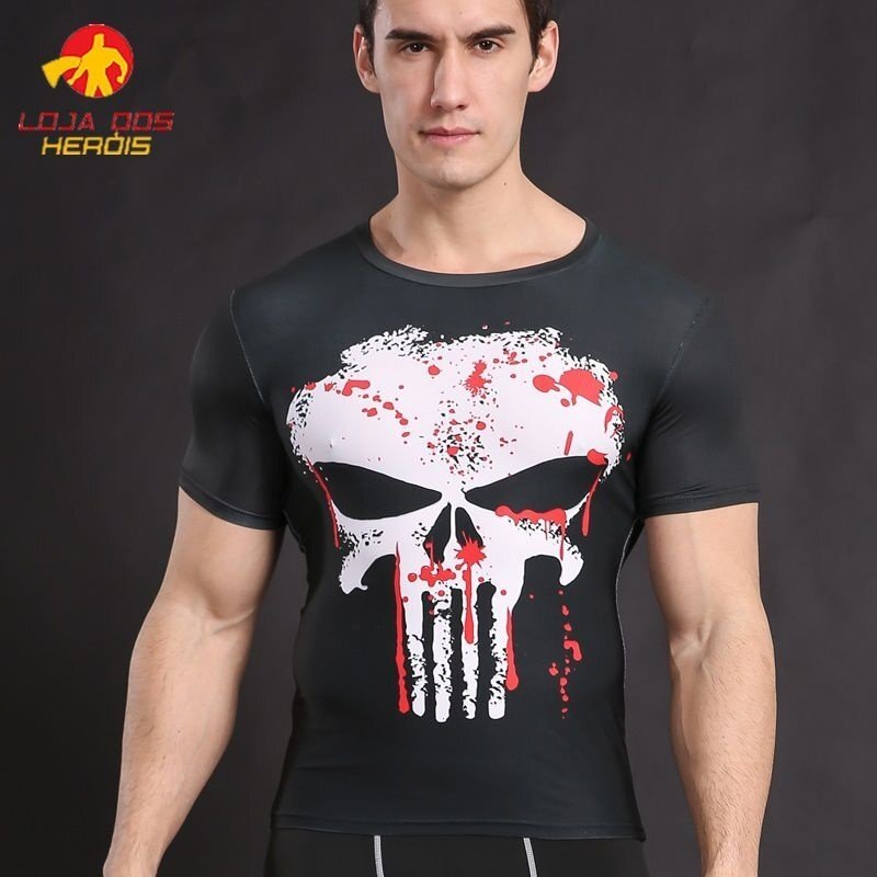Camisa / Camiseta Hash Guard The Punisher - Justiceiro Serie Compressão - Imagem 5