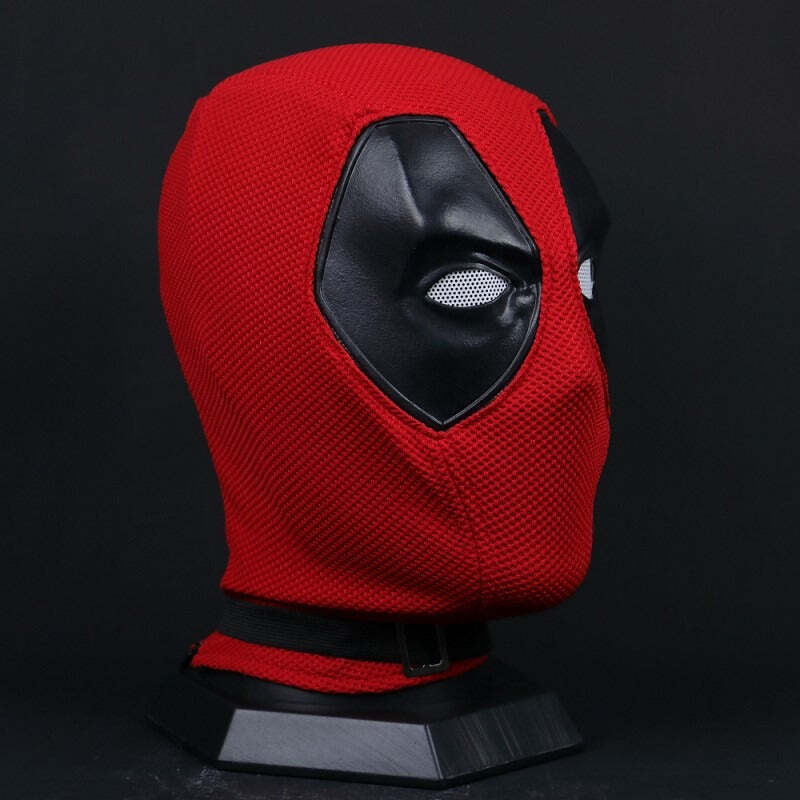 Máscara Cosplay Deadpool Filme Realista nylon - Imagem 2