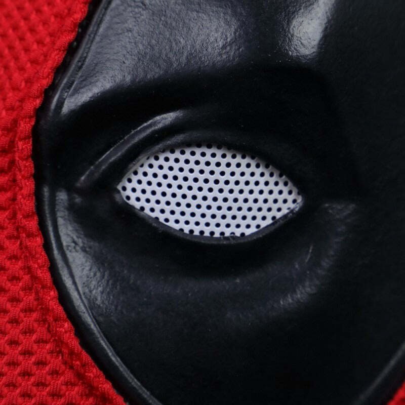 Máscara Cosplay Deadpool Filme Realista nylon - Imagem 4