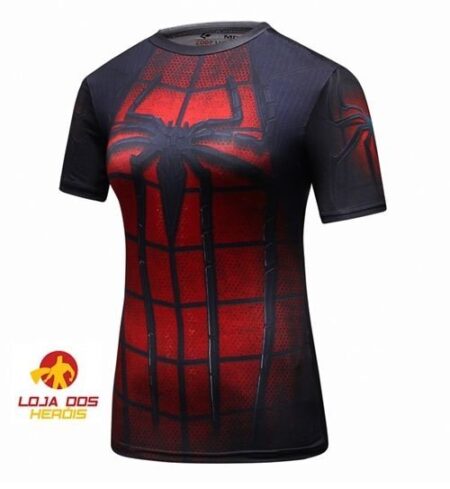 Camisa / Camiseta Hash Guard Homem Aranha II - Feminina Compressão