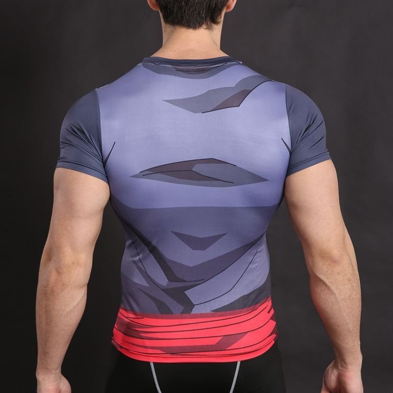Camisa / Camiseta Hash Guard Superman Liga Da Justiça Compressão