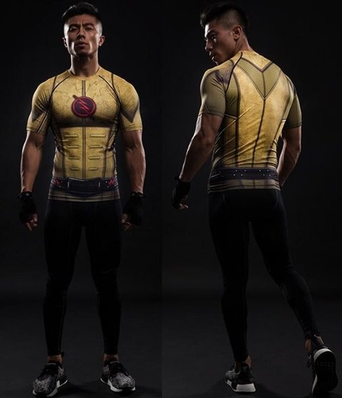 Camisa / Camiseta Hash Guard Flash Reverso Compressão curta - Imagem 4