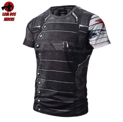 Camisa/Camiseta Soldado Invernal Compressão Hash Guard