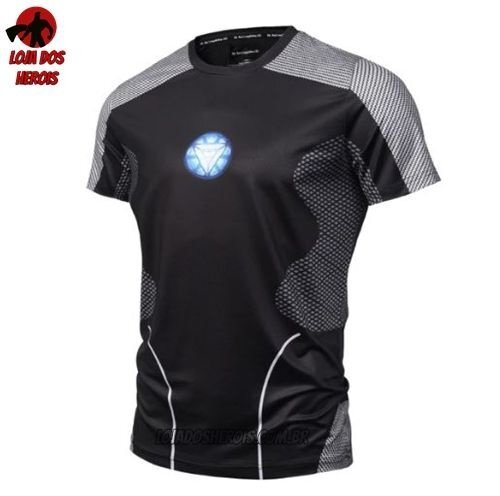 Camisa/Camiseta Tony Stark Compressão Hash Guard