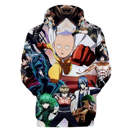 Blusa Jaqueta 3D Full Associação De Heróis Anime One Punch Man Top - Imagem 2