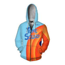 Blusa Com Zíper 3D Full Uniforme Filme Space Jam Top