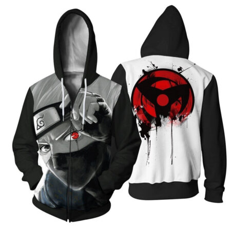 Jaqueta/Blusa/Casaco Kakashi Hatake Anime Naruto - Image 2