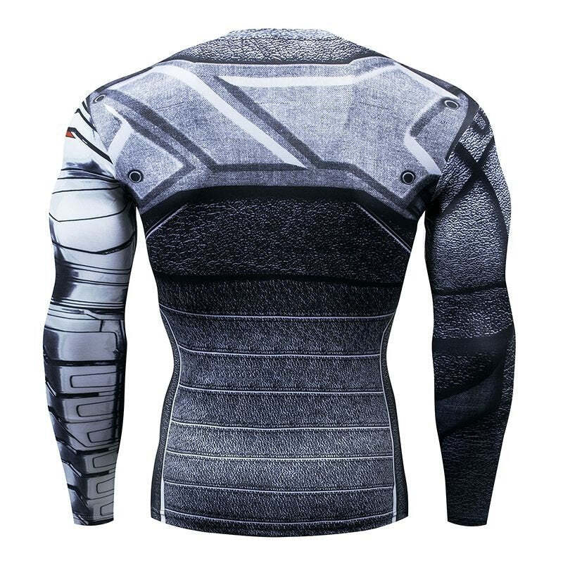 Camisa / Camiseta Hash Guard Compressão Soldado Invernal - Imagem 3