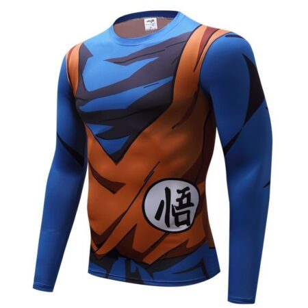 Camisa / Camiseta Hash Guard Goku Manga - Dragon Ball Super Compressão