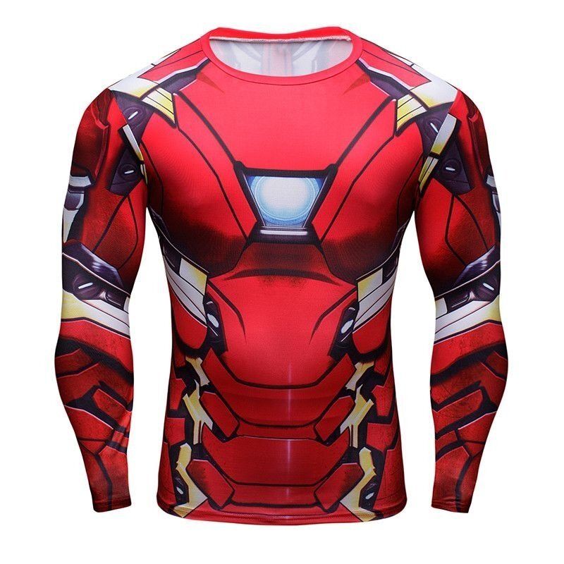 Camisa / Camiseta Hash Guard Compressão Homem De Ferro - Imagem 2