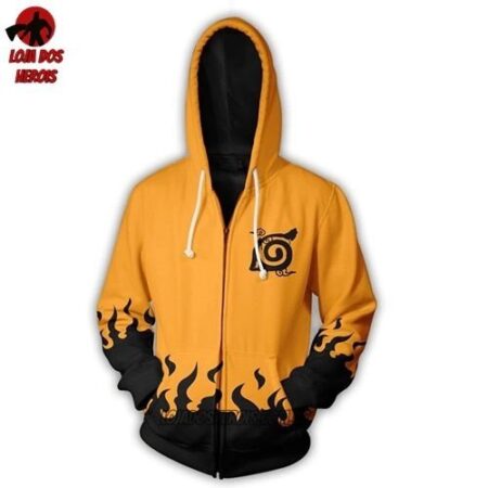 Jaqueta/Blusa/Casaco Naruto Uzumaki Modo Kurama - Image 2