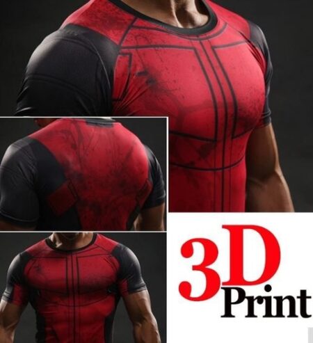 Camisa / Camiseta Hash Guard Deadpool Compressão - Image 4