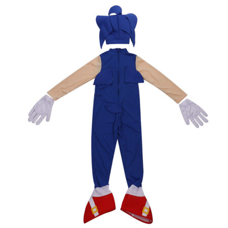 Fantasia Sonic Filme Infantil Traje Crianças Cosplay Realista Ouriço - Image 3