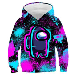 Blusa Jaqueta 3D Full Avatar Efeito Cores Among Us Game Top