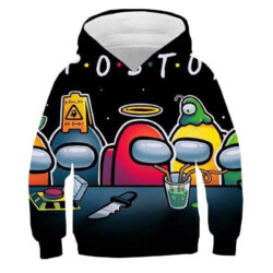 Blusa Jaqueta 3D Full Avatares Arte Among Us Game Top