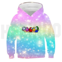 Blusa Jaqueta 3D Full Avatares Coloridos Among Us Game Top