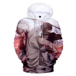 Blusa Jaqueta 3D Full Gintoki e Shinsuke Takasugi Anime Gintama Top