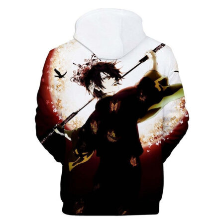 Blusa Jaqueta 3D Full Shinsuke Takasugi Anime Gintama Top - Imagem 2
