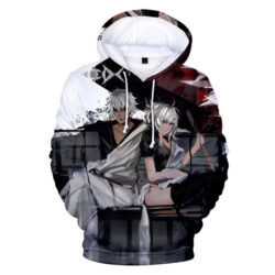 Blusa Jaqueta 3D Full Gintoki Sakata e Tsukuyo Anime Gintama Top