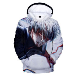 Blusa Jaqueta 3D Full Gintoki Sakata Batalha Anime Gintama Top