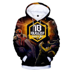 Blusa Jaqueta 3D Full Personagens Misha e Kelly Game Jogo Free Fire Top