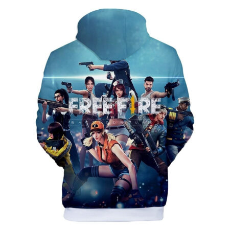 Blusa Jaqueta 3D Full Personagem Kelly Game Jogo Free Fire Top