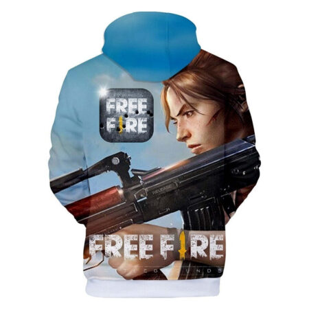 Blusa Jaqueta 3D Full Personagem Laura Game Jogo Free Fire Top - Imagem 2