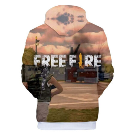 Blusa Jaqueta 3D Full Battle Royale Game Jogo Free Fire Top - Imagem 2