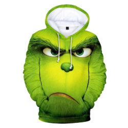 Blusa Jaqueta 3D Full Personagem Filme O Grinch Top