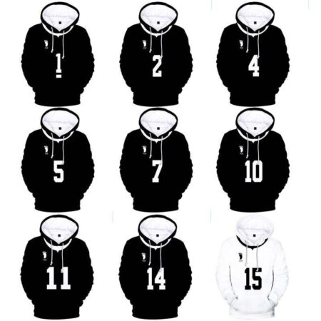 Blusa Jaqueta 3D Full Shinsuke Kita Colégio Inarizaki Haikyuu Anime Top - Imagem 4