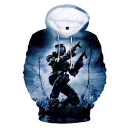 Blusa Jaqueta 3D Full Master Chief Clássico Game Halo 2 Xbox Top