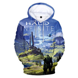 Blusa Jaqueta 3D Full Universo Clássico Game Halo Infinite Xbox Top