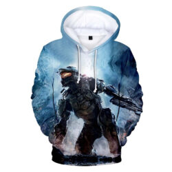 Blusa Jaqueta 3D Full Master Chief Clássico Game Halo 4 Xbox Top