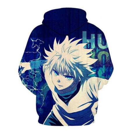 Blusa Jaqueta 3D Full Killua Poderes Anime Hunter X Hunter Top - Imagem 2