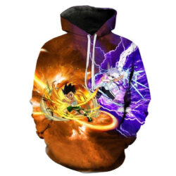 Blusa Jaqueta 3D Full Gon e Killua Poderes Anime Hunter X Hunter Top
