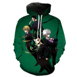 Blusa Jaqueta 3D Full Protagonistas Anime Hunter X Hunter Top