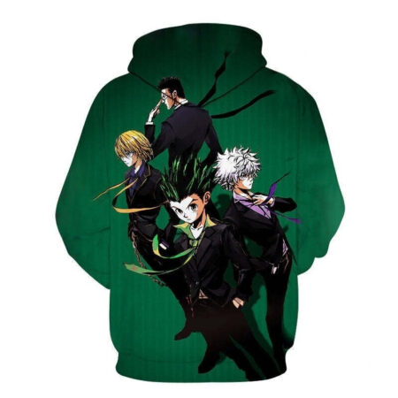 Blusa Jaqueta 3D Full Protagonistas Anime Hunter X Hunter Top - Imagem 2