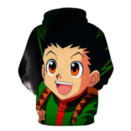 Blusa Jaqueta 3D Full Gon Freecss Anime Hunter X Hunter Top - Imagem 2