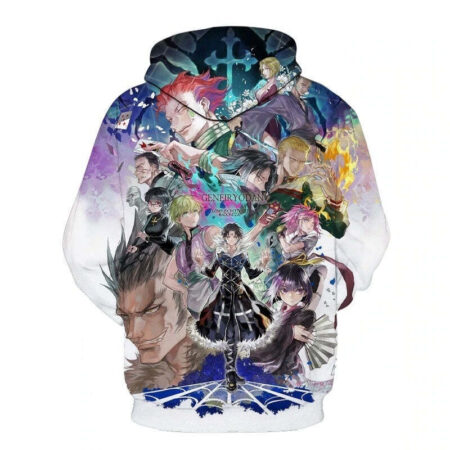 Blusa Jaqueta 3D Full Personagens Vilões Anime Hunter X Hunter Top - Imagem 2